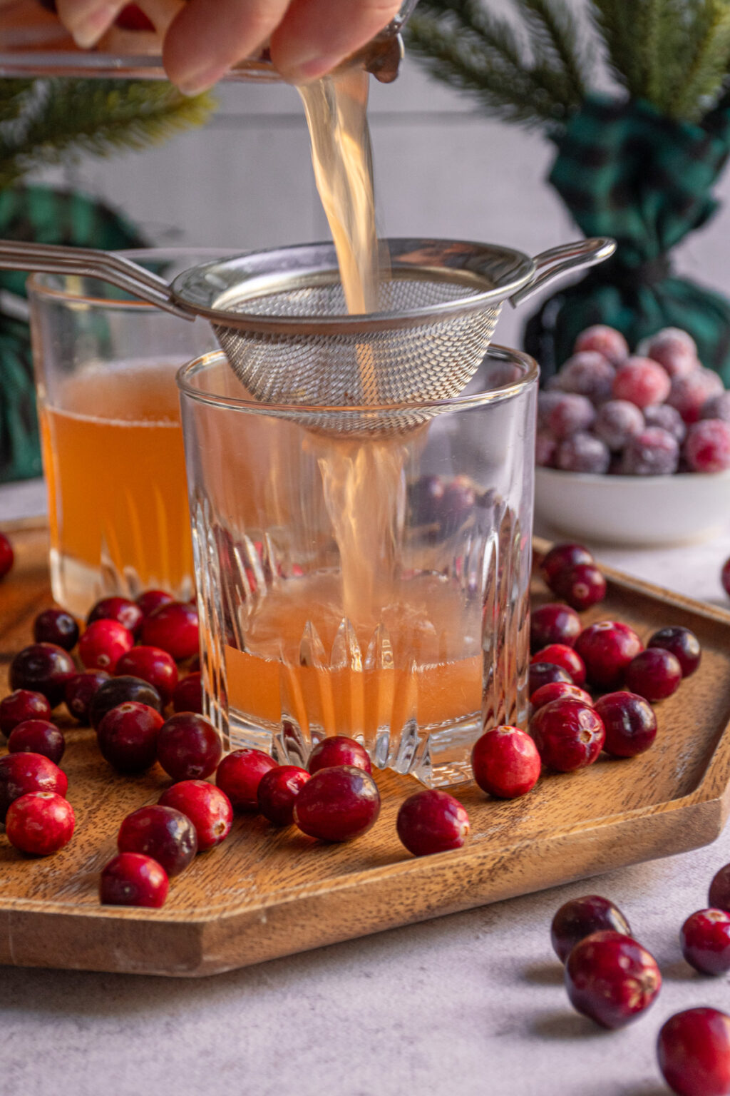 Cranberry Bourbon Smash Thyme For A Drink